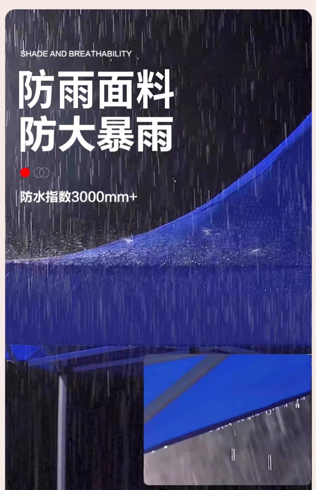 Sunshade Umbrella Sun Protection Stall Tent Large Outdoor Folding Large Umbrella Commercial Square Rain Shelter Courtyard