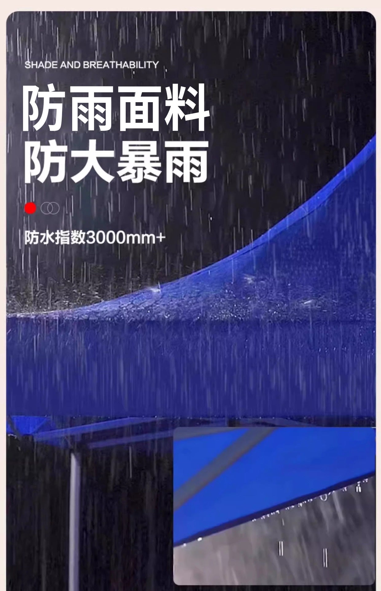 Sunshade Umbrella Sun Protection Stall Tent Large Outdoor Folding Large Umbrella Commercial Square Rain Shelter Courtyard