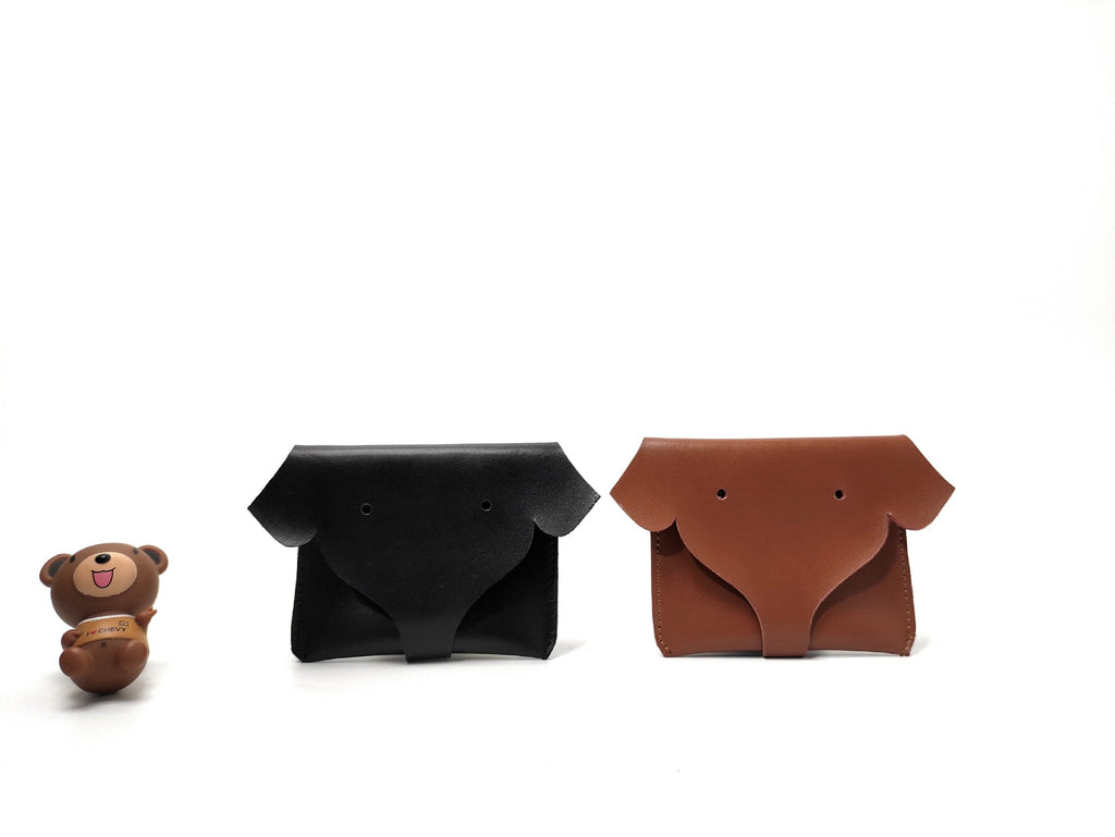 Guangzhou Factory Genuine Leather Cartoon Little Elephant Coin Purse Simple Card Bank Card Advertising Promotional Gift Trendy Product