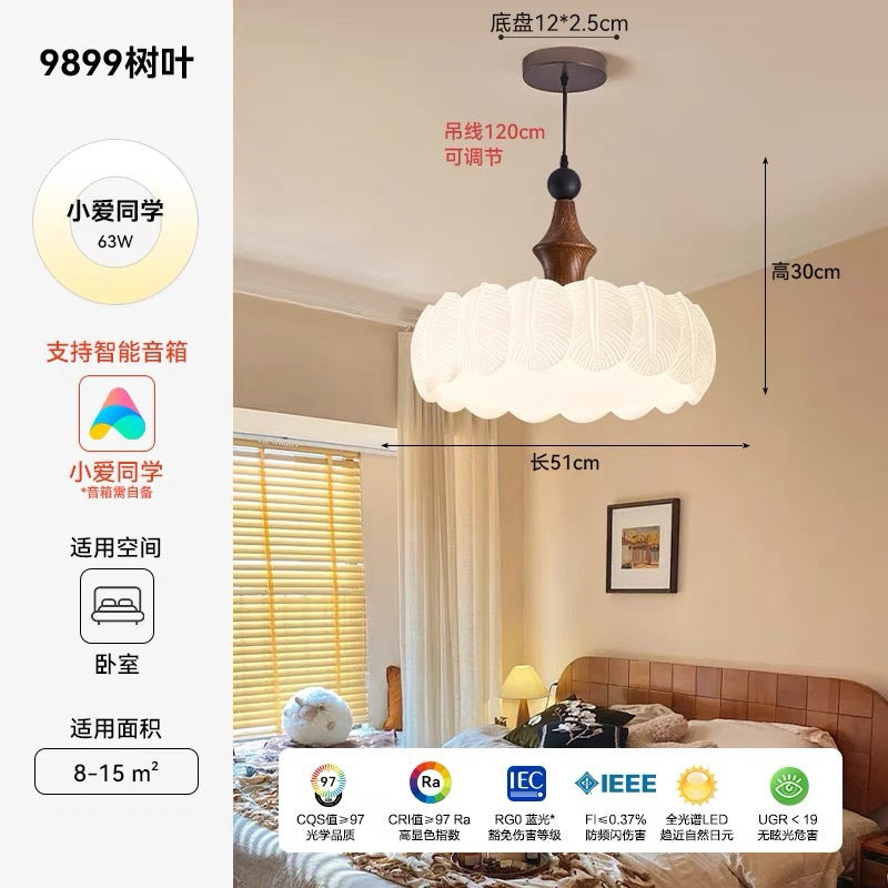 Bedroom Ceiling Light French Vintage Cream Master Bedroom Room Lighting Full Spectrum Eye Protection Modern Simple Study Light