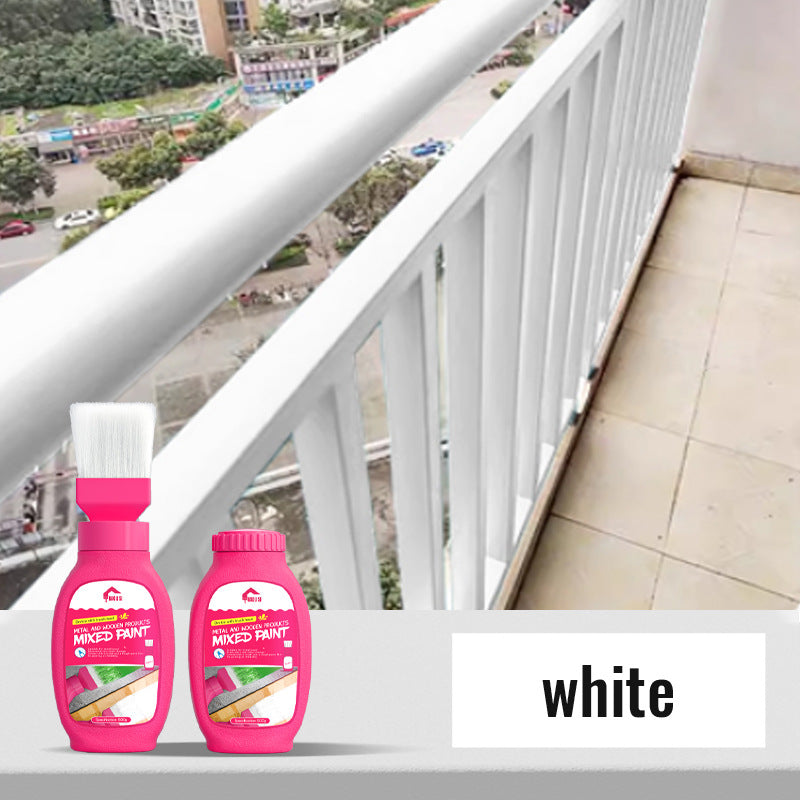 Brush Metal Paint for Doors and Windows, Iron Art Railings, Stainless Steel, Water-Based Latex Paint, Color Adjustment, Renovation Wood Paint, Oil Paint