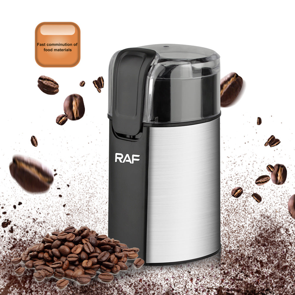 RAF European Standard Export Lightweight Coffee Grinder Household Fully Automatic Coffee Bean Grinder Dry Grinder