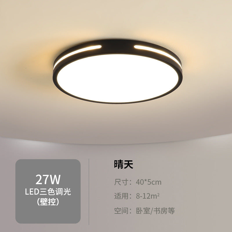 New led Living Room Ceiling Light Nordic Round Bedroom Light Simple Study Room Light Dining Room Balcony Lighting Fixture