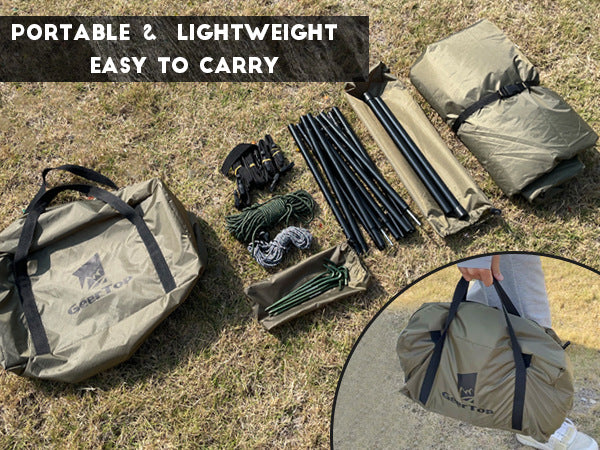 Car Rear Sunshade Canopy Large Space Multi-Person Rainproof Sunproof Tarp Outdoor Camping Gear