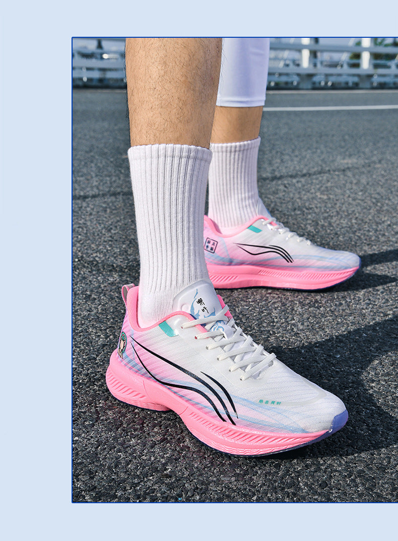 2025Autumn New Parent-Child Nezha Ao Bing Fashion Casual Sports Shoes Popcorn Carbon Plate Lightweight Comfortable Running Shoes