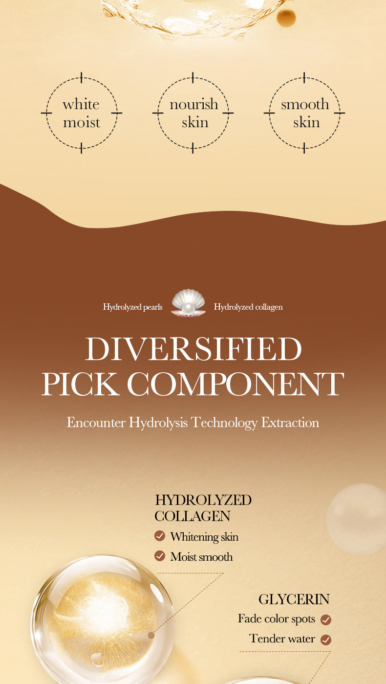 Full English24K Gold Collagen Pearl Essence Milk SADOER Moisturizing lotion  foreign trade wholesale