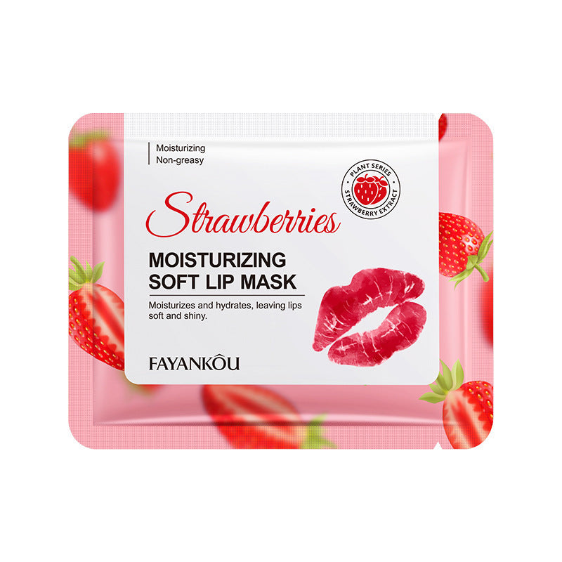 Plant and Fruit Lip Mask Series FAYANKOU Moisturizing Anti-Chap Hydrating Lip Patches Cross-Border Wholesale