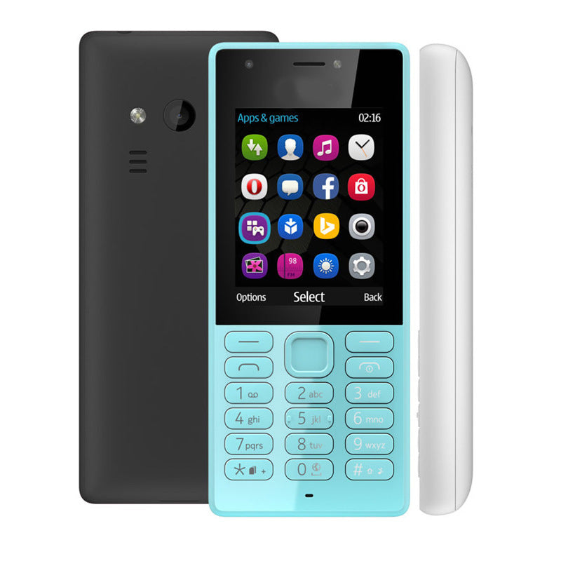 Specially designed for Seniors' Mobile Phones216 Straight Button Dual SIM2G Non-smartphone backup phone for elderly