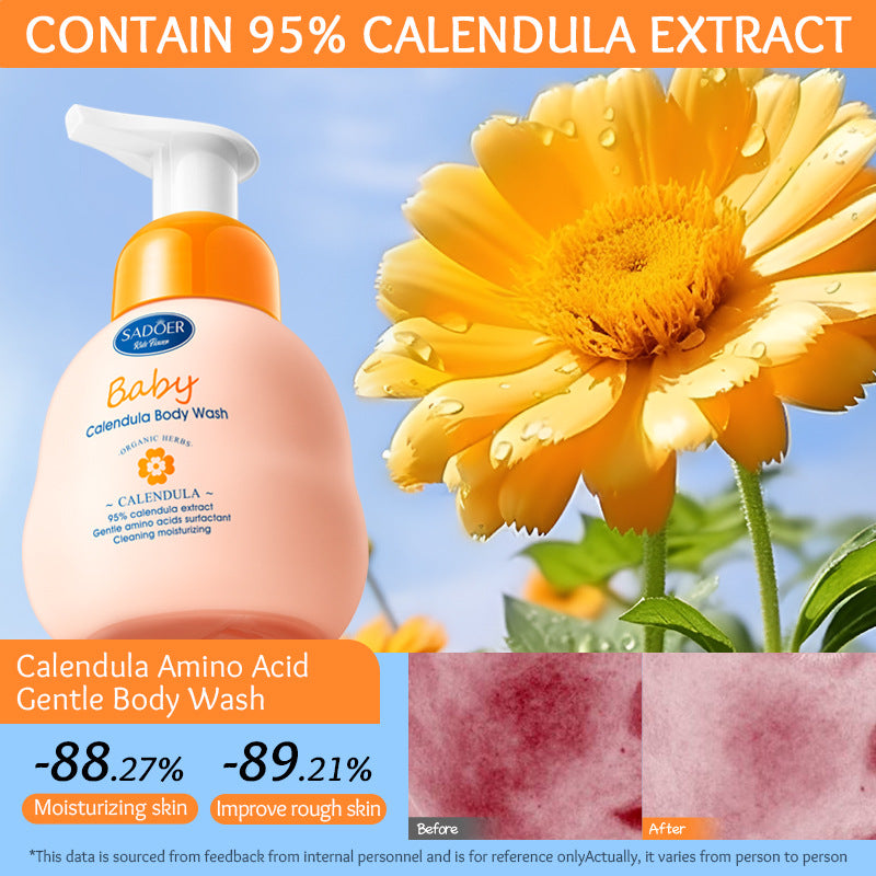 Calendula Children's Body Wash SADOER Amino Acid Cleansing Body Wash Cross-Border Wholesale