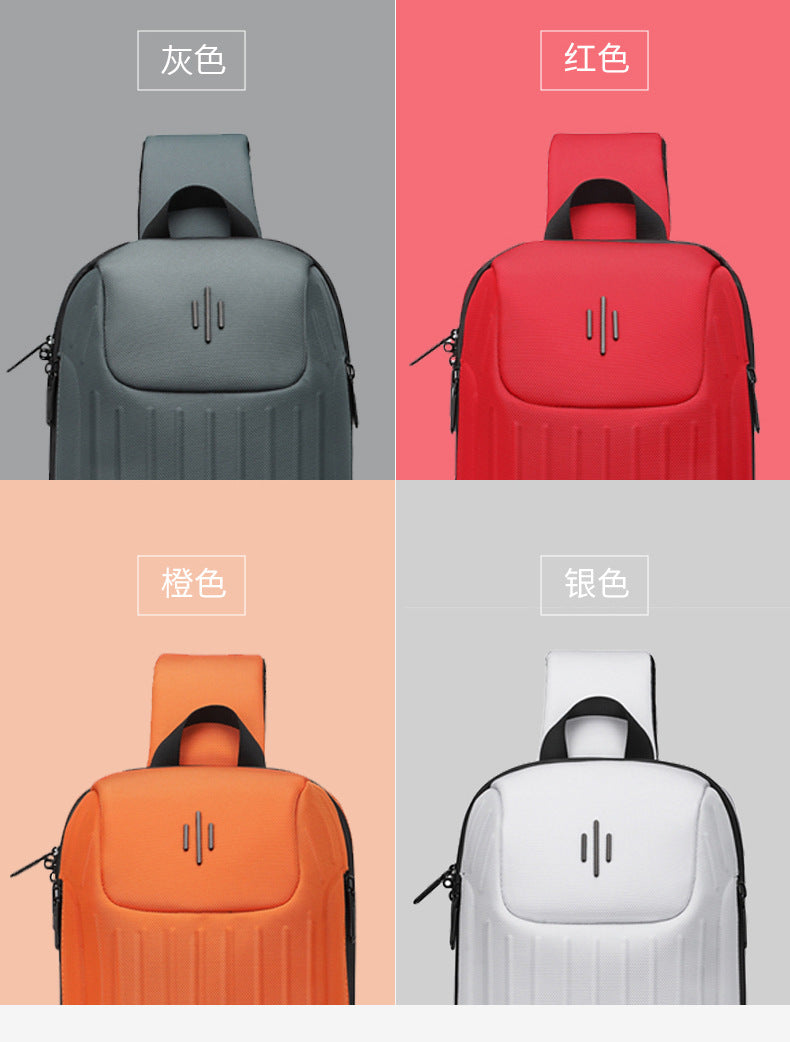 ozuko New Men's Chest Bag Casual Versatile Crossbody Bag Waterproof Anti-theft Men's Bag Crossbody Bag High-end Feel