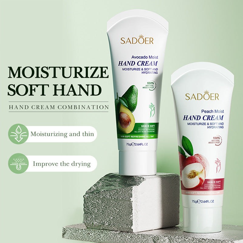 Full English SADOER Fruit Combination Moisturizing Hand Cream Hydrating Autumn and Winter Hand Cream  Foreign Trade Wholesale