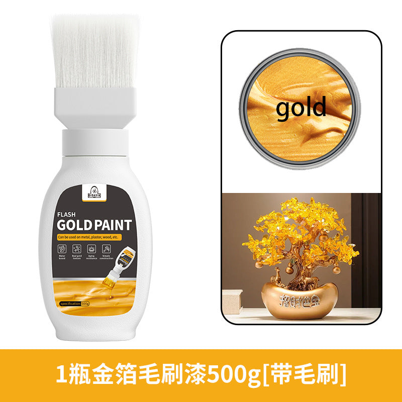 Lacquer Hero Glitter Gold Leaf Lacquer Gold Powder Lacquer Paint Super Bright Gold Lacquer Water-based Calligraphy Lacquer Water-based Gold Lacquer