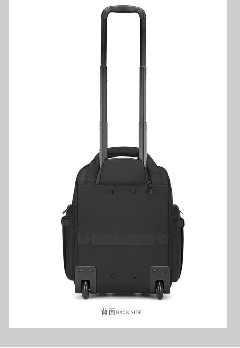 Trolley Travel Bag Business Boarding Bag Large Capacity Waterproof Oxford Cloth Multifunctional Handheld Wheeled Travel Bag