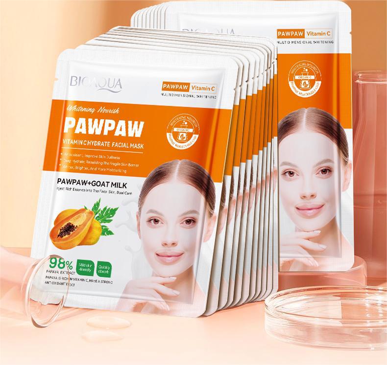 Full English Mask25gBIOAOUA Rice Honey Hydrating Moisturizing Tablets Pack  Wholesale OBO