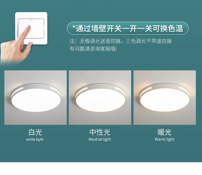 Ceiling Lamp led Bedroom Light Round Modern Minimalist Room Light Creative Iron Art Living Room Light Home Atmosphere Wholesale