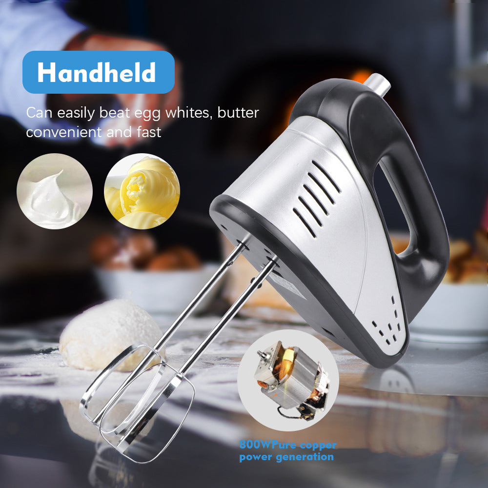 EU Standard High-Power Egg Beater Electric Household Desktop Fully Automatic Egg Mixer Milk Cap Stirrer Cream Whisk
