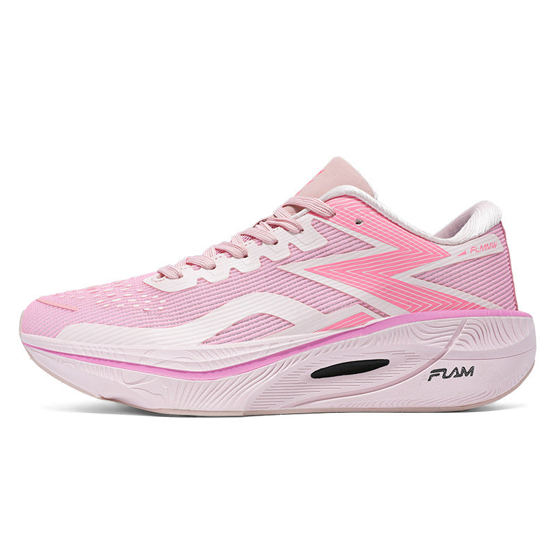 Summer New Mesh Breathable Carbon Plate Ultra-light Sports Shoes for Teenagers Couples Casual Fashion High Elastic Soft Sole Running Shoes