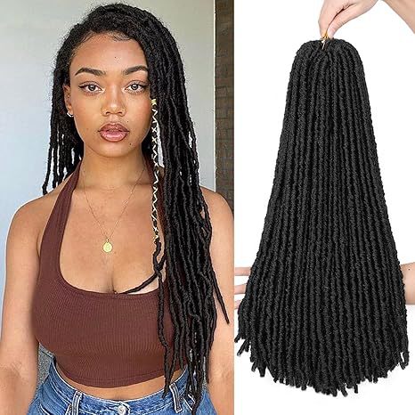 Europe and america cross border TEMU African Synthetic Hair Straight Gypsy Wig Hollow Braid straight Faux Locs