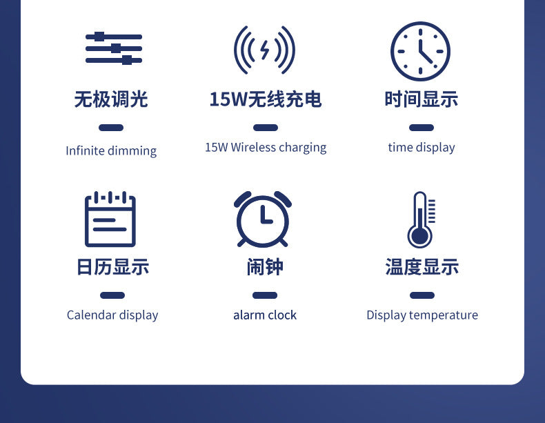 Hot-Selling Reading Desk Lamp Smart Touch Night Light3Color Adjustment LED Wireless Charging Eye Protection Desk Lamp Wholesale