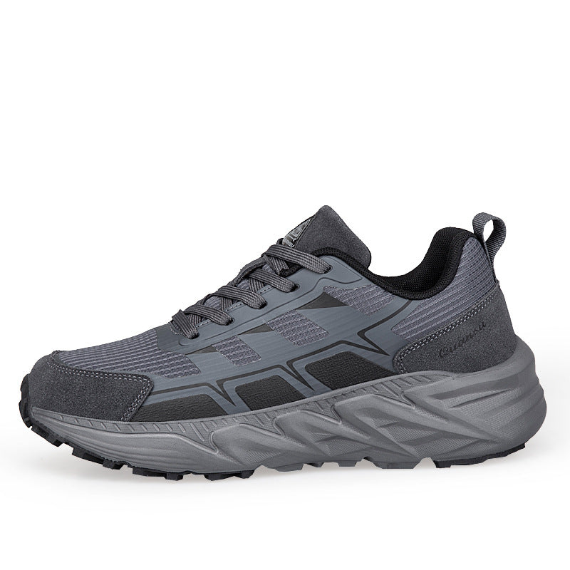 Breathable Casual Versatile Sneakers2024Autumn New Anti-Slip Running Shoes for Teenagers Lightweight Shock-Absorbing Trendy Shoes