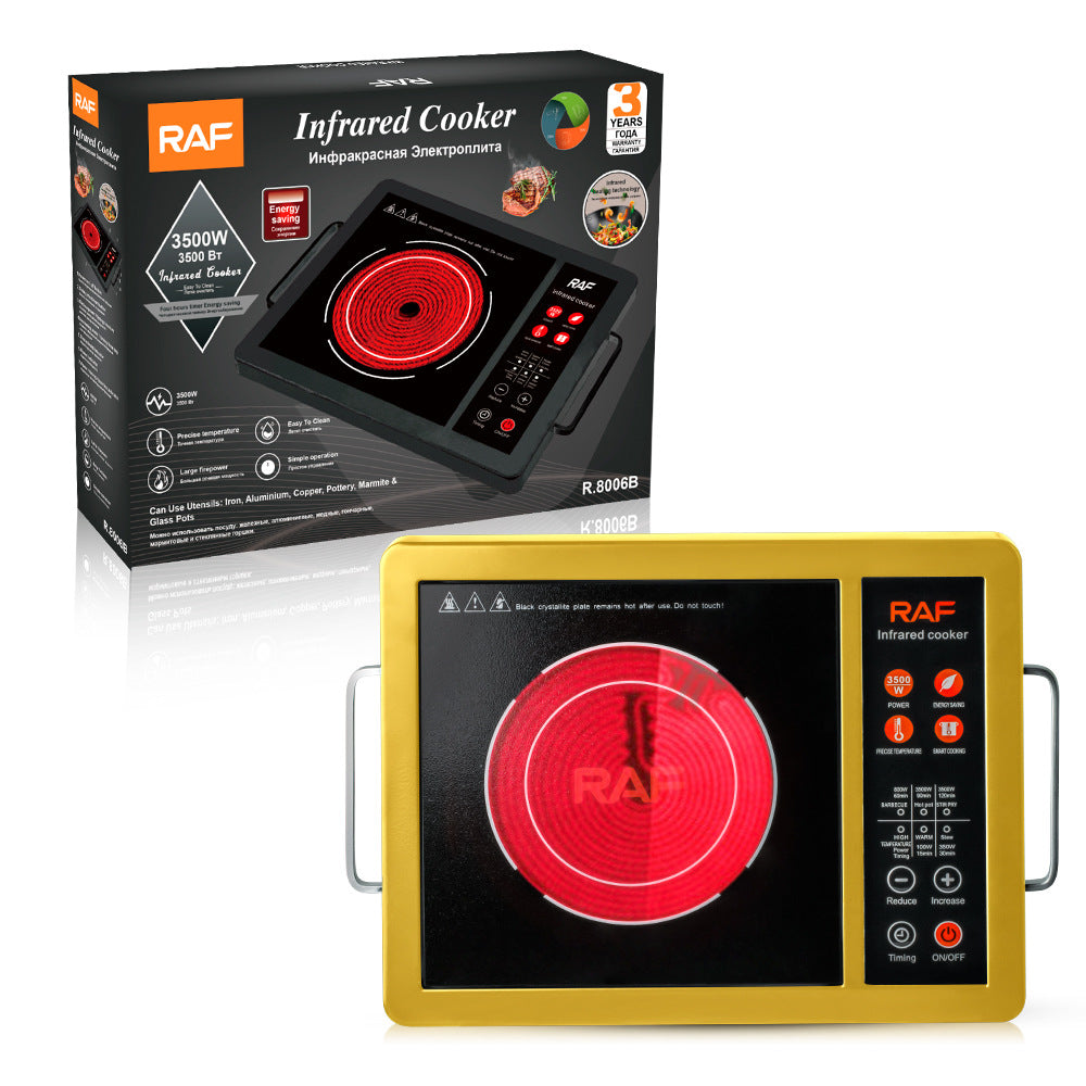 RAF European-style High-power Intelligent Electric Ceramic Stove for Home Use Multifunctional Stir-fry Energy-saving Induction Cooker