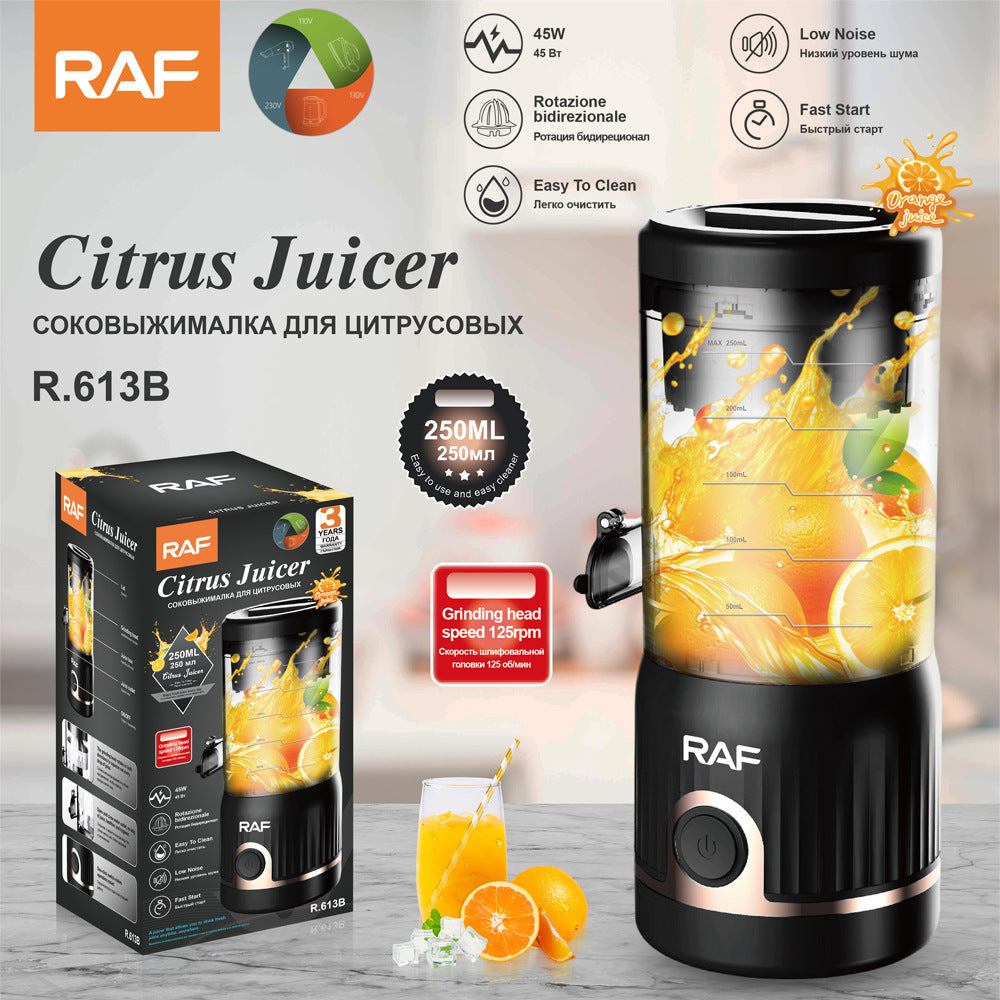 RAF EU Standard Household Lemon Orange Juicer Freshly Squeezed Orange Juicer Automatic Juicer Small Portable Electric613