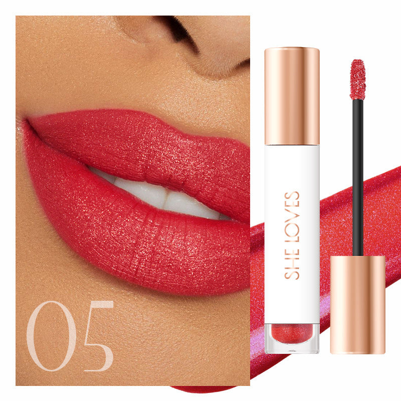 SHELOVES Diamond Fine Shimmer Matte Liquid Lipstick LiquidLipstick Wholesale Lip Gloss