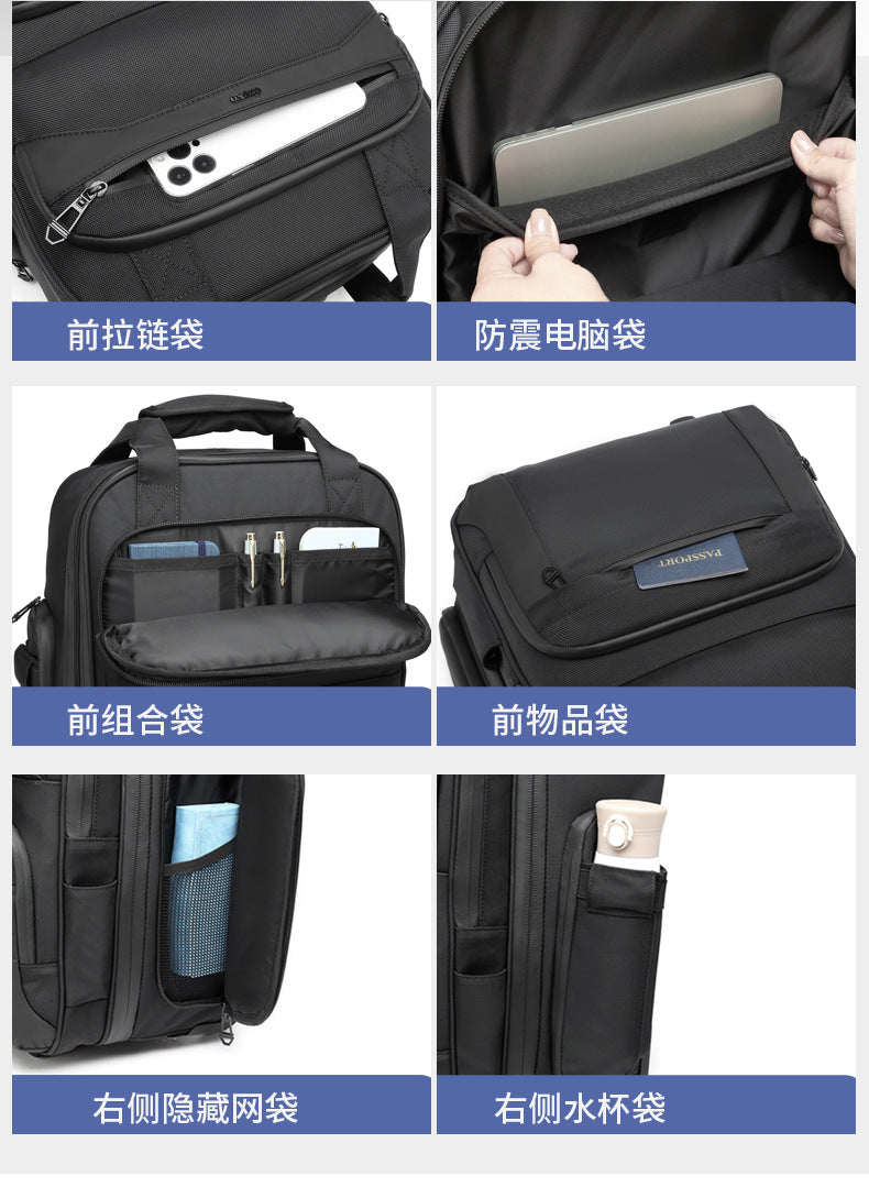 Trolley Travel Bag Business Boarding Bag Large Capacity Waterproof Oxford Cloth Multifunctional Handheld Wheeled Travel Bag