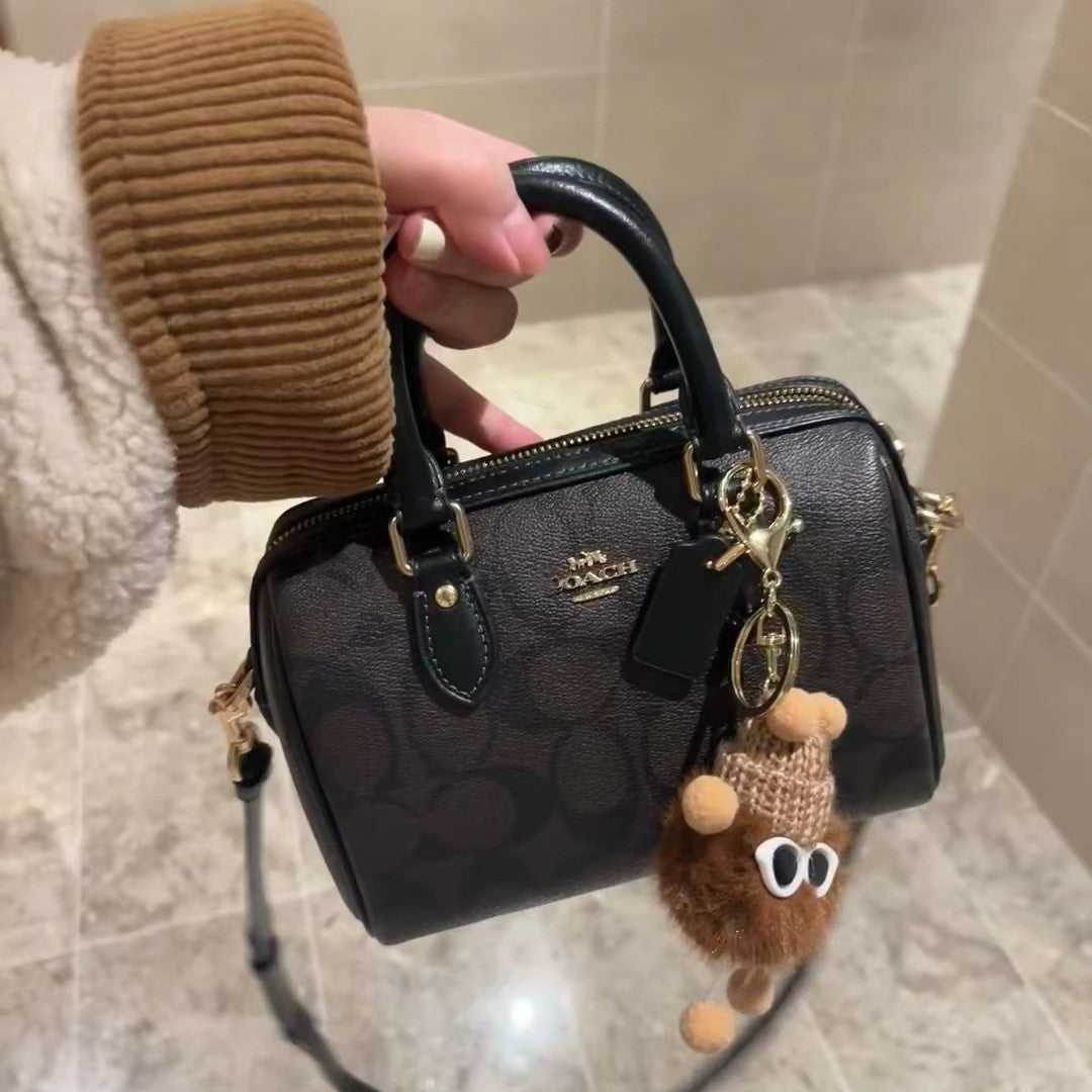 Classic Presbyopic Boston Kuo Family New Model Rowan Pillow bag mini Handbag Classic Presbyopia Crossbody Women's Bag