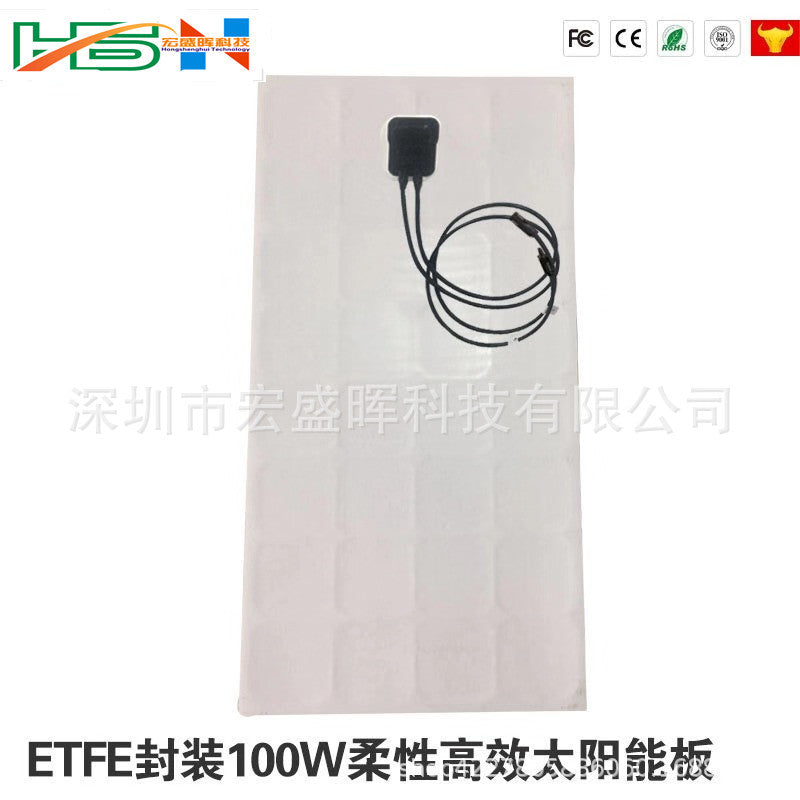etfe Flexible Solar Panel ETFE Encapsulation100W SUNPOWER Solar Panel100w Solar Panel
