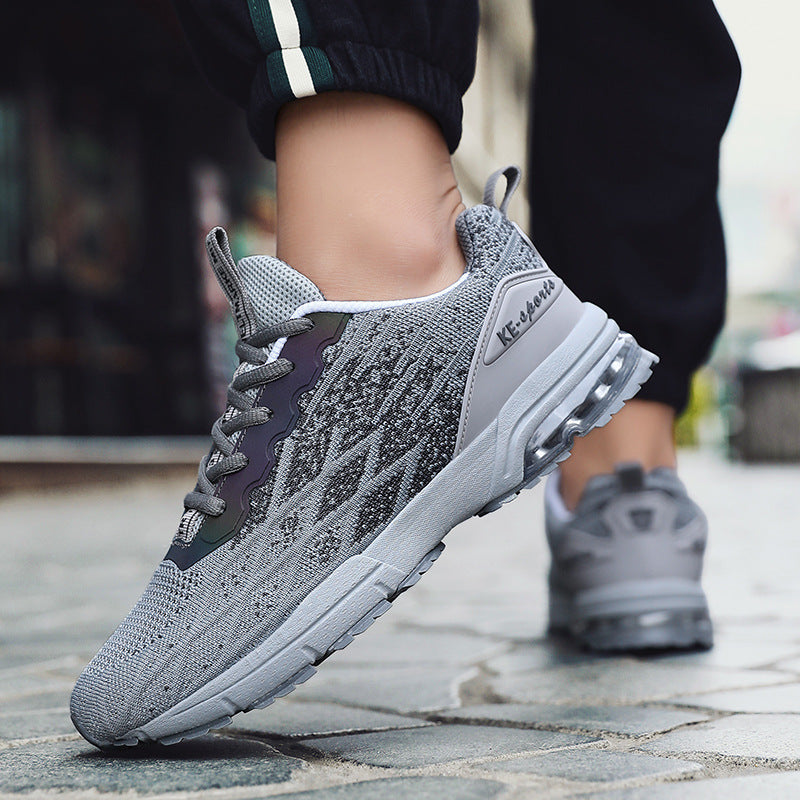 Autumn New Men's Large Size Casual Fashion Running Sneakers Youth Mesh Breathable Trendy Dad Shoes