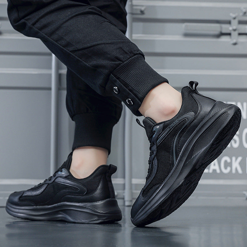 Plus Size Men's Fashion Casual Sneakers Trendy Versatile Breathable Mesh Shoes Lightweight Running Shoes Luxury Travel Shoes