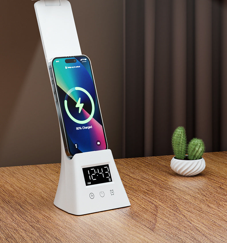 Hot-selling Smart Wireless Charging Desk Lamp Reading Foldable Multi-functional Creative Desk Lamp Student-specific Eye Protection Desk Lamp