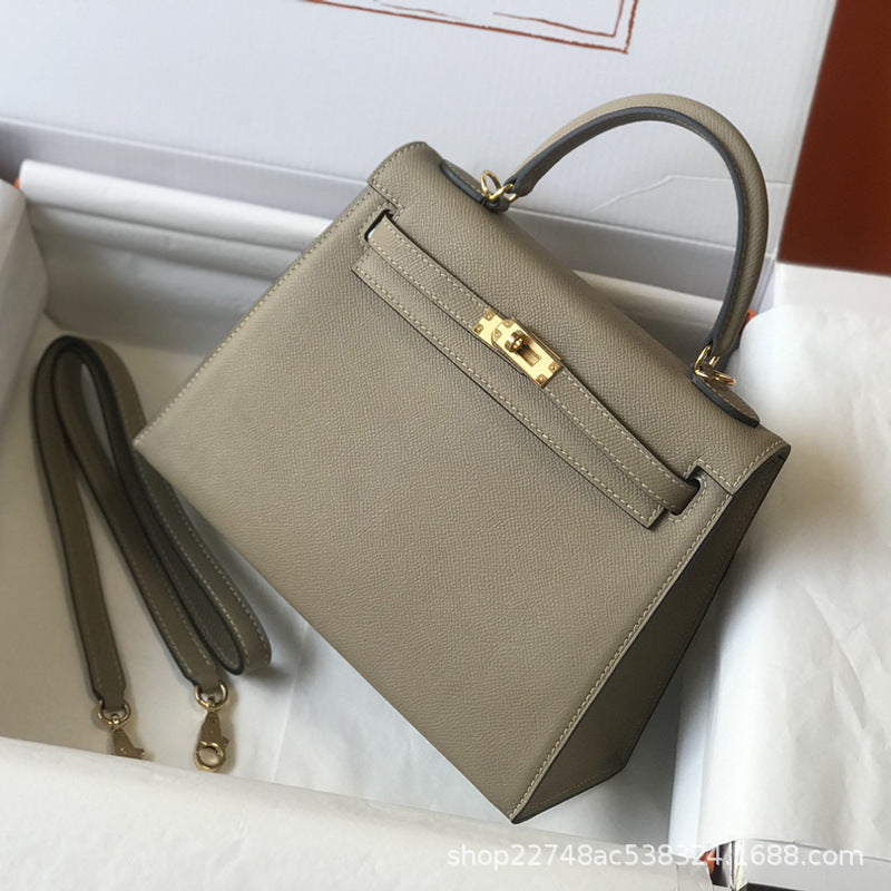 Hot Sale New Fashion Handbag for Women Platinum Kelly Bag Women's Shoulder Crossbody Bag Versatile Trendy Handbag