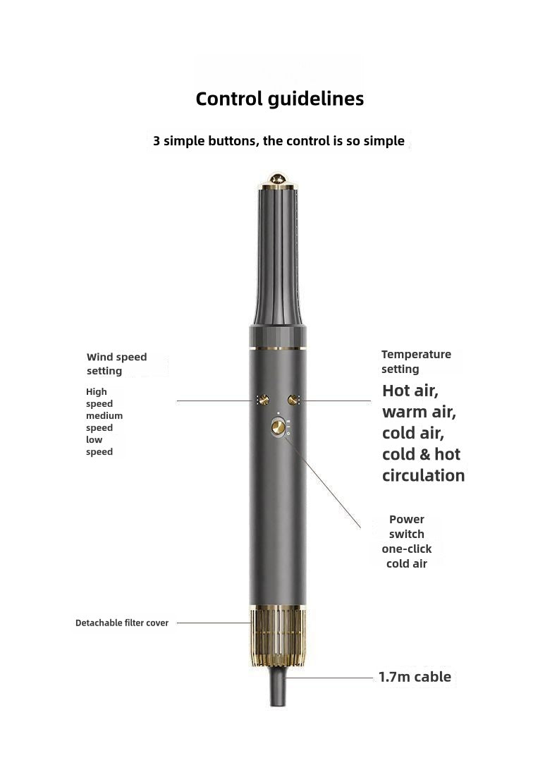 high-power hair dryer negative ion home electric hair dryer Fully Automatic Curling Iron Silent High-Speed Hair Dryer