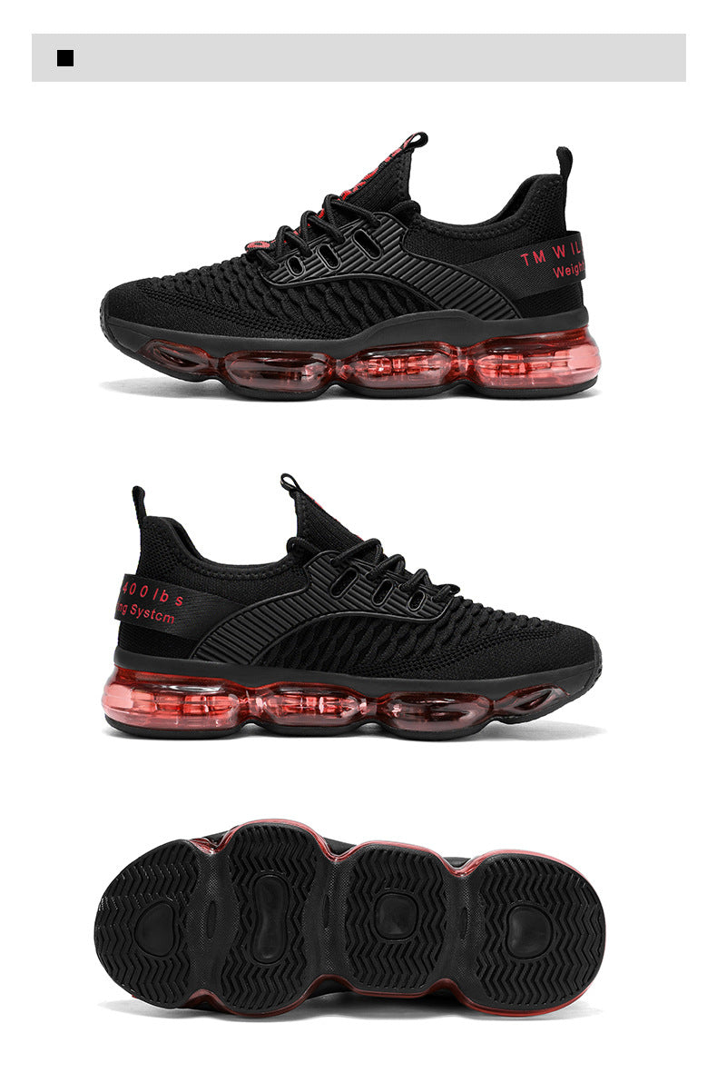 Men's Shoes New Large Size Breathable Mesh Shoes Men's Trendy Casual Versatile Thick-Soled Sneakers Fashion Dad Shoes