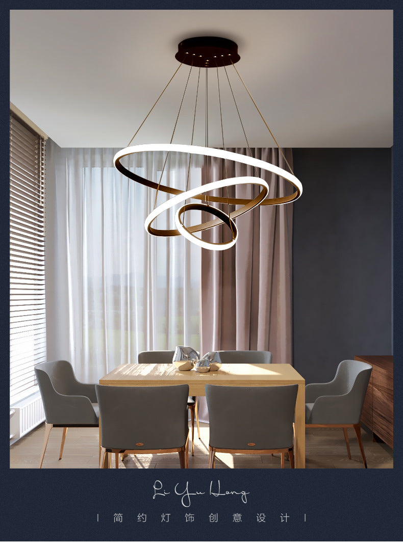 Northern Europe led Restaurant Chandelier Modern Minimalist Bar Table Lamp Bedroom Room Lamp Dining Room Unique2025New Lamps