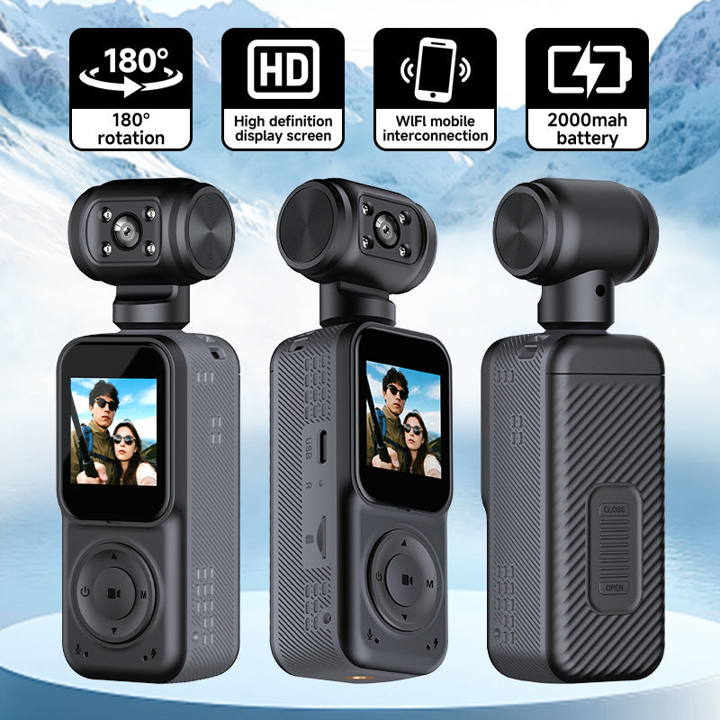 Q54K HD Handheld Sports Outdoor Camera vlog Cycling Pocket Camera Anti-Shake Recorder