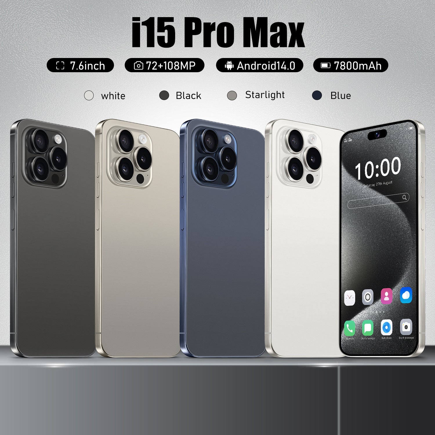 i15 Pro Max Smartphone4+64G Smartphones In Stock Wholesale(Popular)