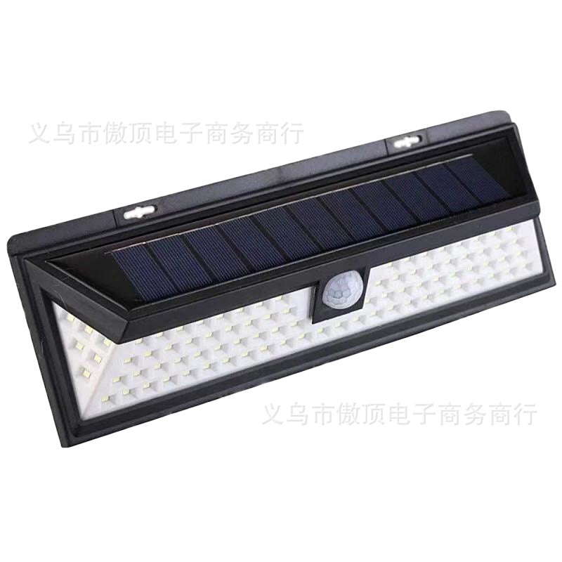 Solar Lamp118LED Outdoor Wall Light Human Body Sensing Garden Street Light Garage Light Emergency Light Courtyard