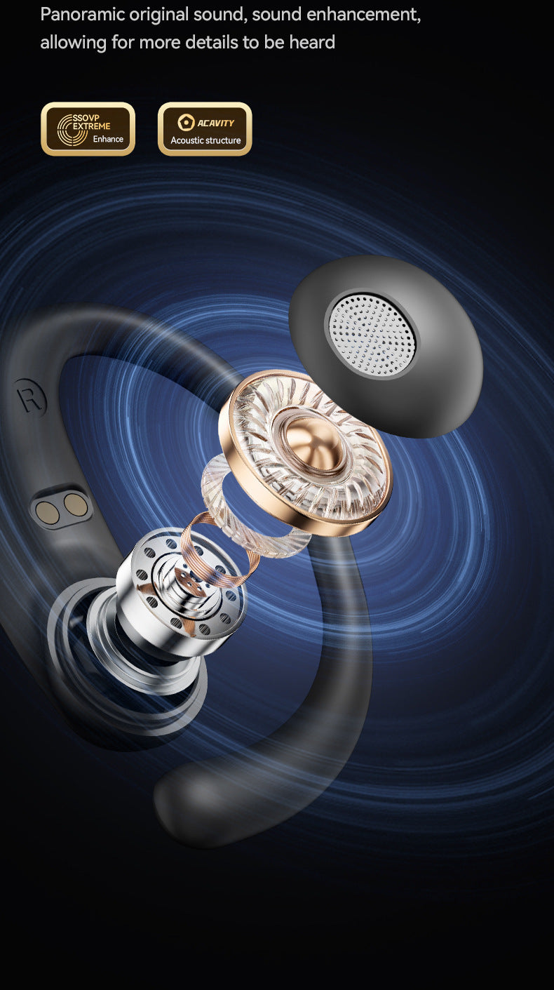 2025Popular M130Ear-mounted, non-in-ear, ultra-long battery life, high appearance value wireless Bluetooth earphones
