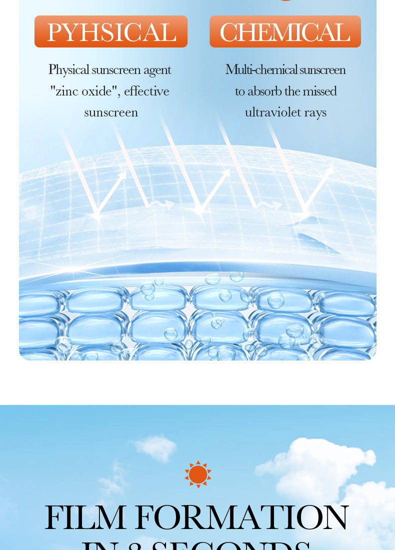 foreign trade BIOAOUA Aloe Vera Sunscreen Sunscreen Isolation Refreshing Three-in-One Sunscreen Spray Wholesale