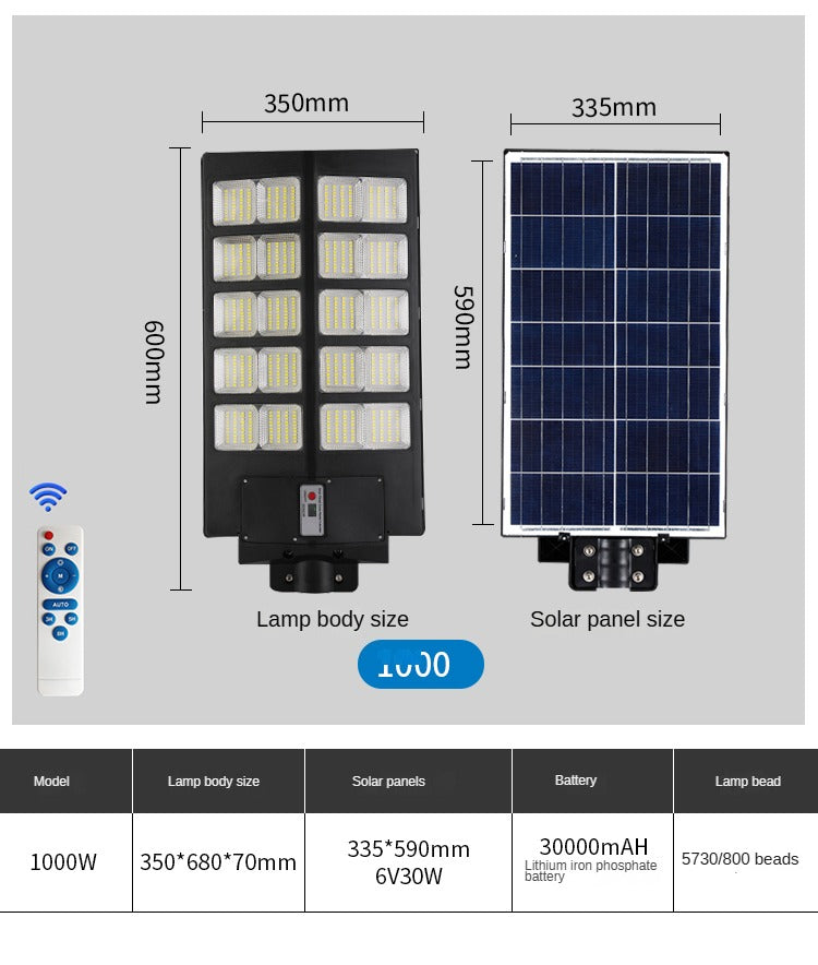 Outdoor Waterproof And Rainproof Road Lighting Integrated Solar Street Light