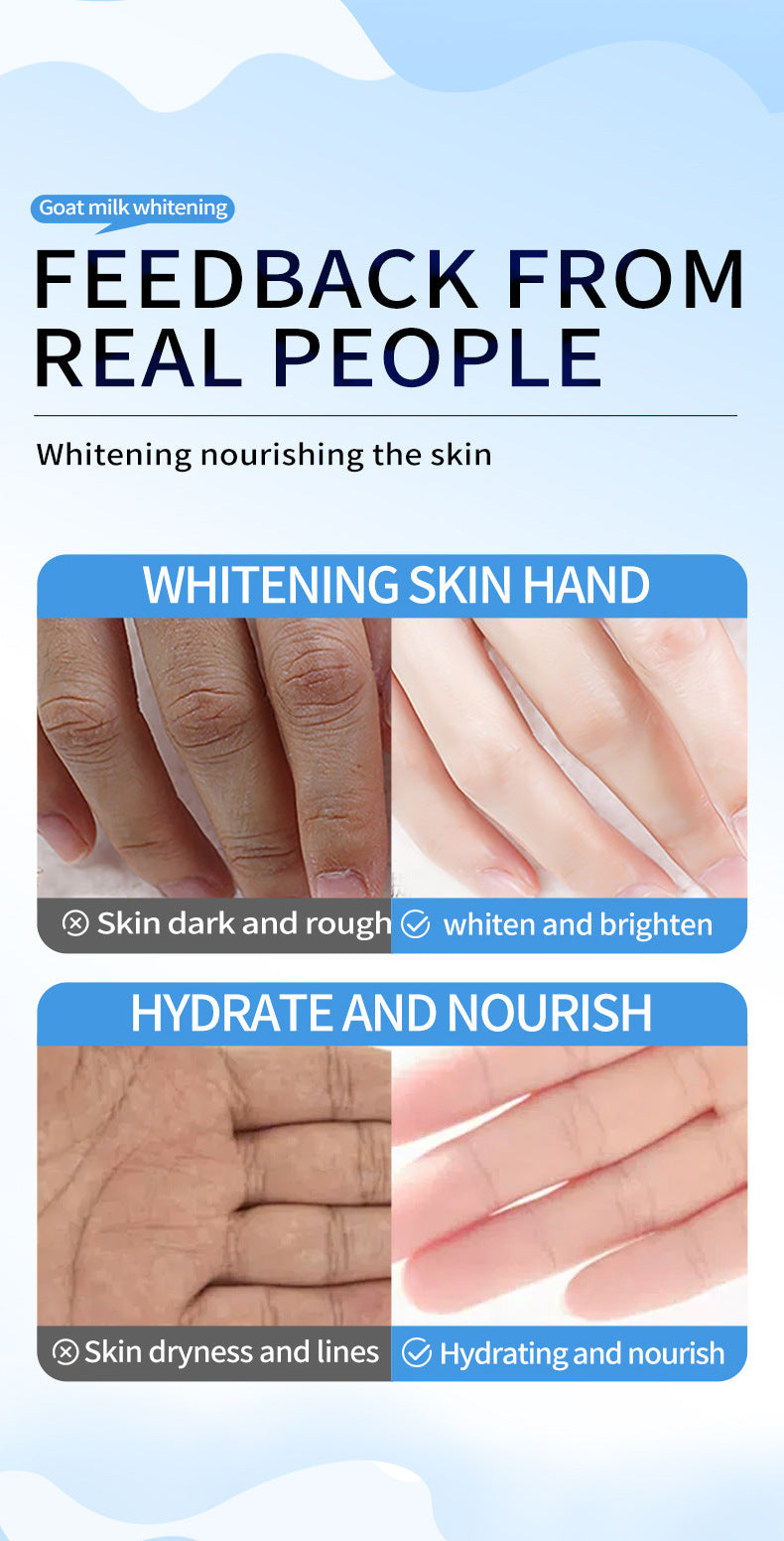 Goat Milk Whitening Hand Cream SADOER Autumn and winter moisturizing hand cream cross-border foreign trade wholesale