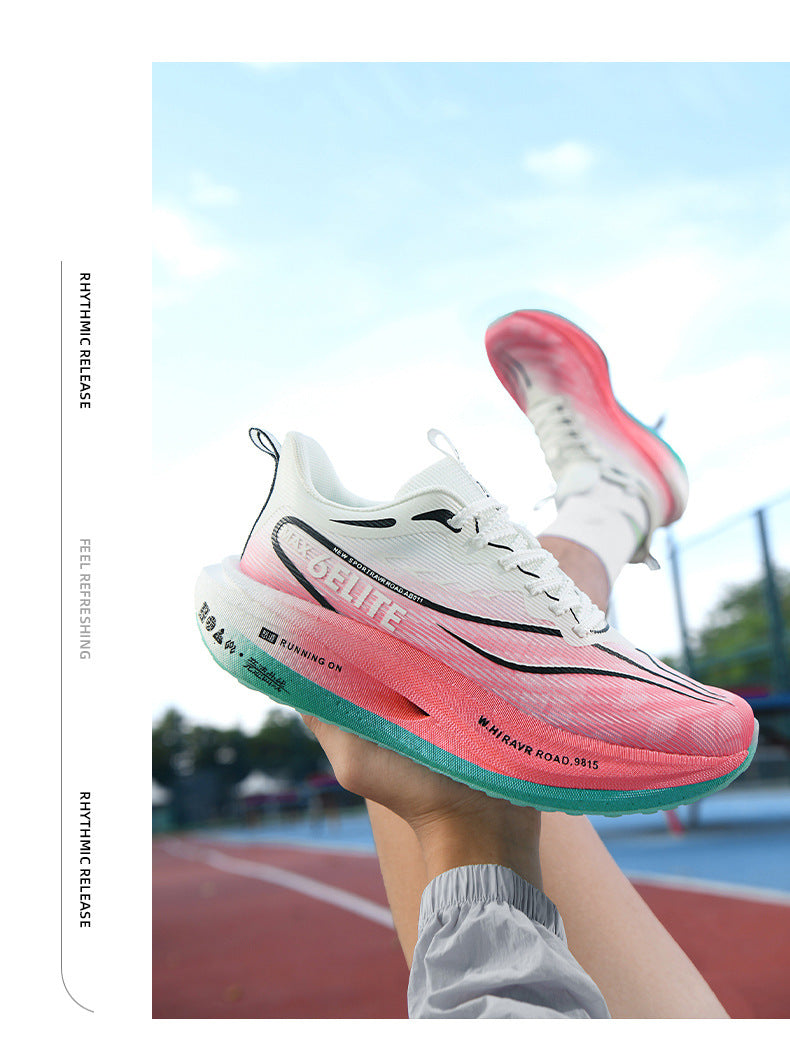 Feiteng6pro Popcorn Carbon Plate Youth Racing Running Shoes2025New casual comfortable breathable sneakers