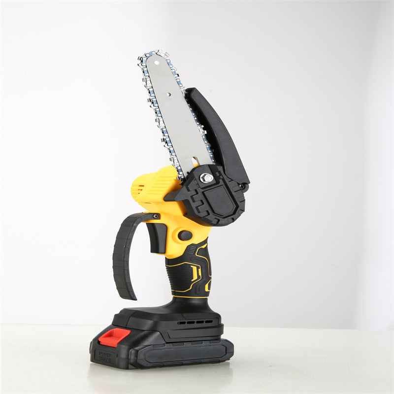 Lithium Battery Mini Household Portable Chainsaw Rechargeable Handheld High-Power Garden Pruning Saw Electric Chain Saw