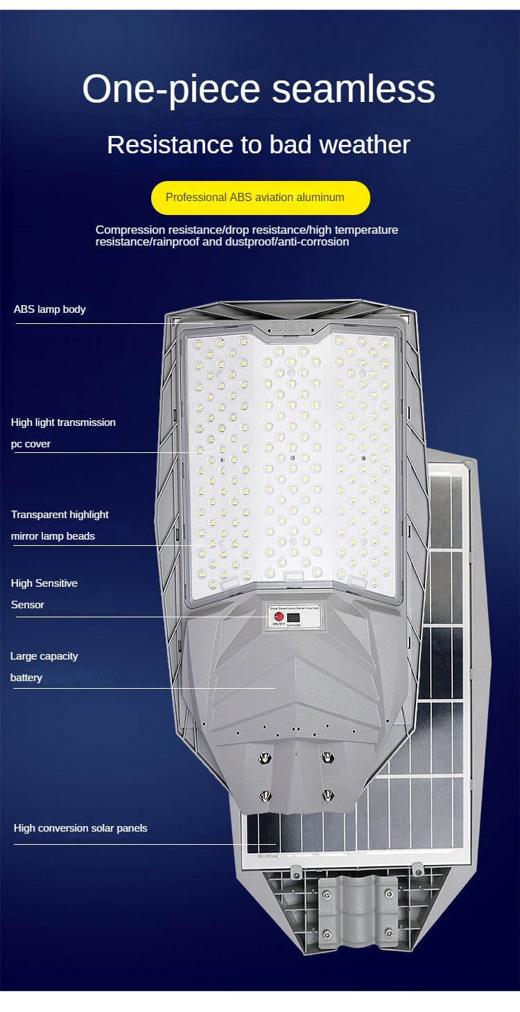 Light Control Radar Induction High Lumen Modular Design Outdoor Courtyard Wall Garden Solar Street Light