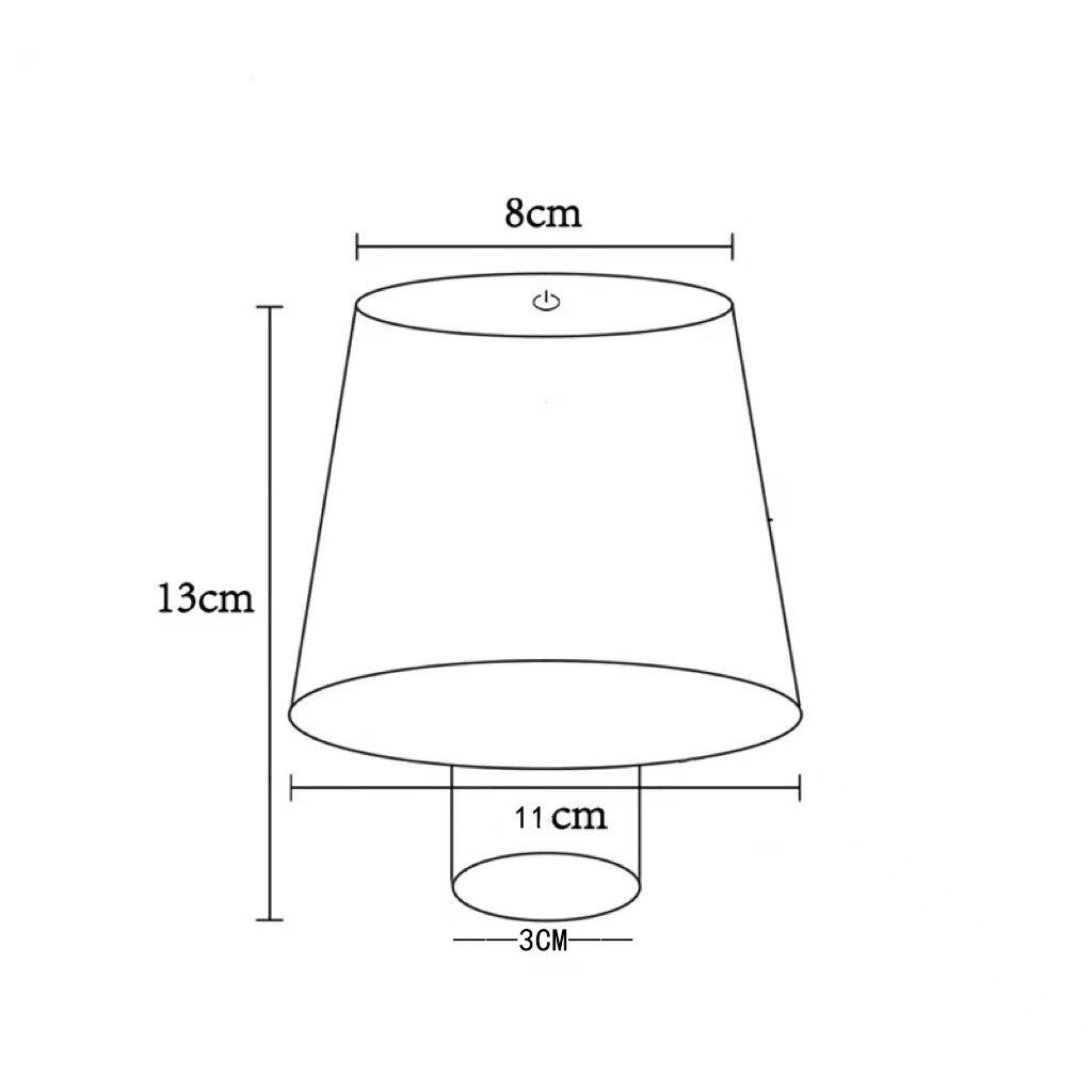 Wine Bottle Lamp High Stand Lamp Head Movable Detachable Portable Wine Head Lamp Rechargeable Night Light Restaurant Bar Night Light