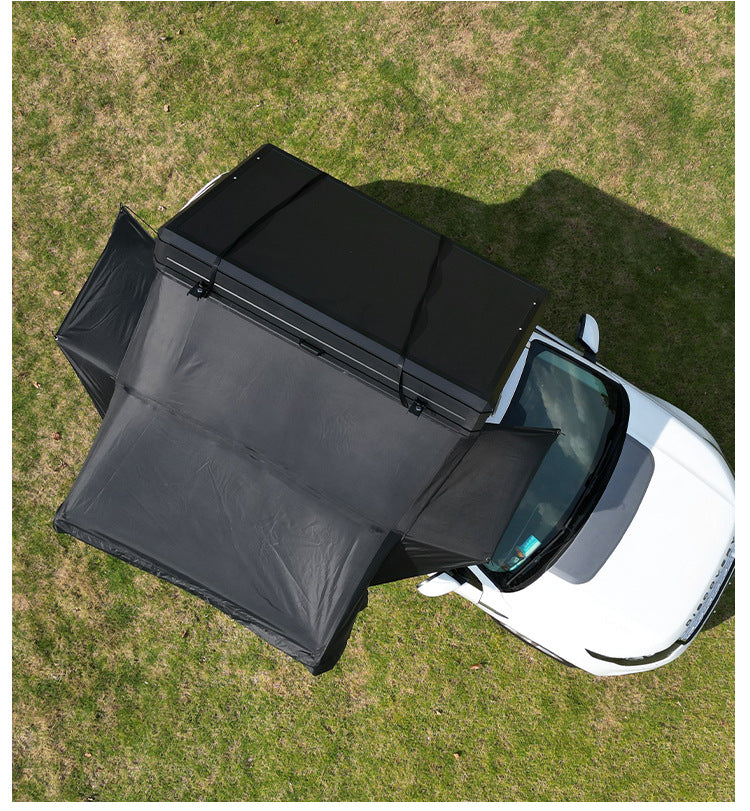 New Full Aluminum Alloy Roof Tent Car Travel Hard Shell Car Tent Outdoor Camping Self-Driving Tour Roof Tent