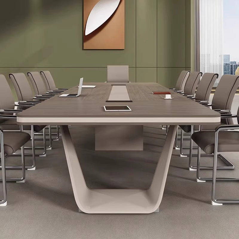 Conference Table Training Office Furniture Long Table Rectangular Table Office Large Simple Modern Meeting Table and Chair Set